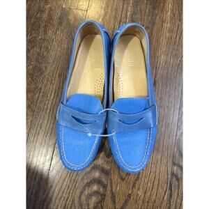 Cole Haan Women's Nantucket Penny Loafers Moccasins Butter Soft Blue Size 8M